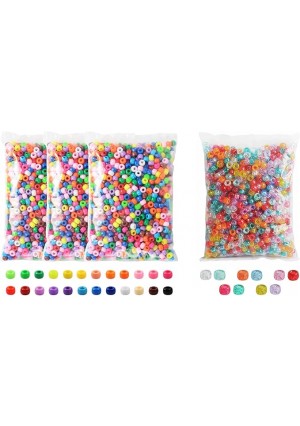 Pony Bead, 1800/Pk, 6 x 9 mm – Multi