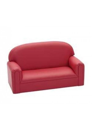 "Just Like Home" Toddler Vinyl Upholstery Red Sofa