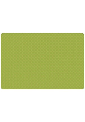 KIDSoft Comforting Circles - Green/Tan, NATURE, GREEN, 6ft x 9ft Rectangle