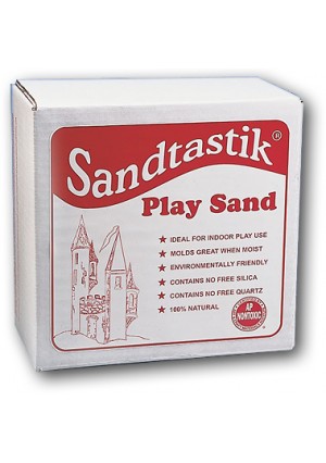Premium Natural Play Sand – Non-Toxic, Dust-Free Sand for Crafts, Sensory Tables & Kids’ Play Areas – 25 lb Bag