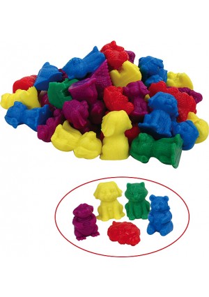 Animal Counters, 100/pk