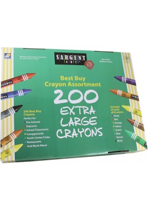 Sargent Extra Large Crayons-Classpack
