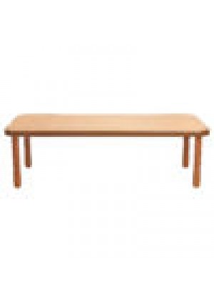 BASELINE® 72" x 30" Rectangular Table - Natural Wood with 22" Legs
