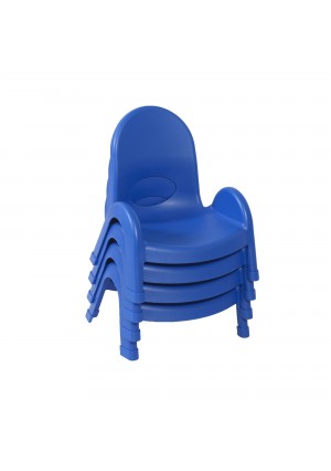 Value Stack 5" Child Chair - 4 Pack - Royal Blue