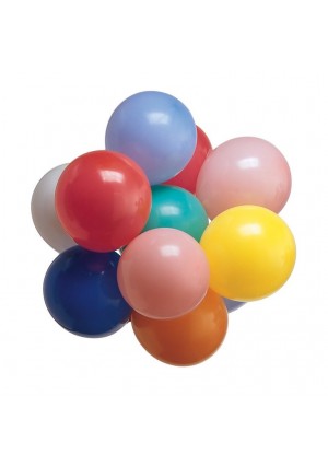Vibrant 9" Latex Balloons - Colorful Fun for Day Camps, School Activities, and More!