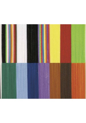 Chenille Stems, 12″, 1000/Pk – Multicolor Craft Pipe Cleaners for DIY Projects