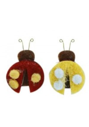 Felt Ladybug Assembled set of 3 