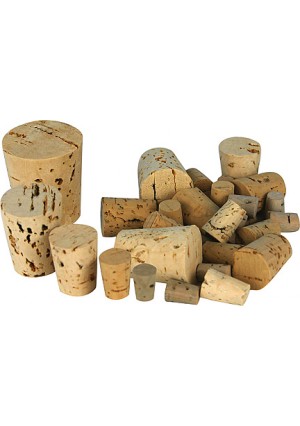 Cork Stoppers – Asst. Sizes, 40/pk.