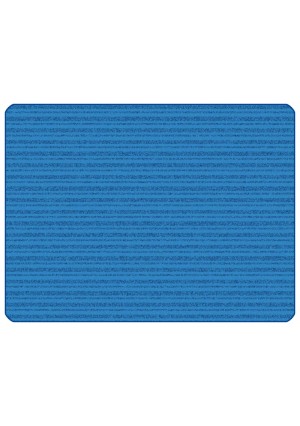 KIDSoft Subtle Stripes - Primary Blue, PRIMARY, BLUE, 6ft x 9ft Rectangle
