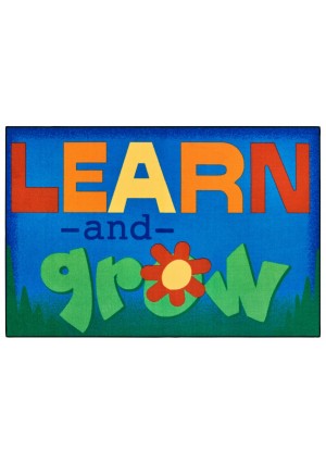 Learn & Grow Value, PRIMARY, BLUE, 3ft x 4ft 6in Rectangle