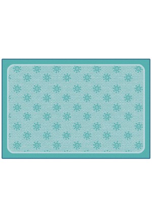 Sunshine Flowers - Blue