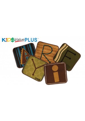 Toddler Alphabet Blocks Seating Kit - Primary
