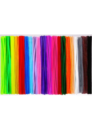 Chenille Stems, 12″ - Choice Of Color! - 100-Pack