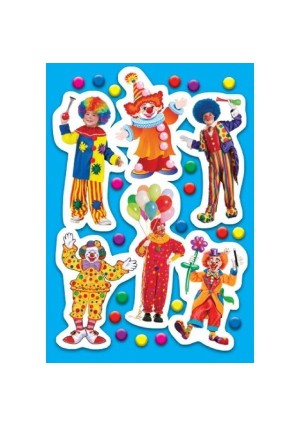 Clown Cardstock Cutout