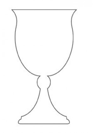 Goblet/Becher Cardstock Cutouts  - Small - 20/Pack
