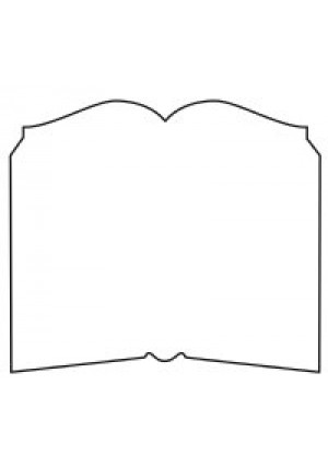 Card Stock Open Book