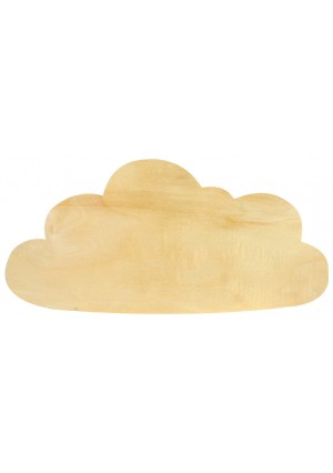 Challah Wood Cut-Out 10" x 5" – Unfinished Wooden Challah Craft Shape for Painting, Classroom Projects & Jewish Holiday Crafts