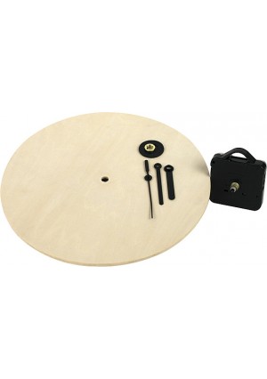 Wood Clock, Round