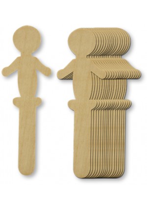 Jumbo Stick with People Toppers, 18/pk