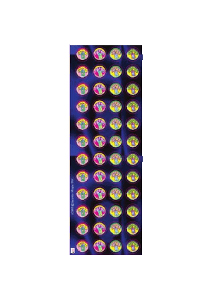 Tzedaka Circle Stickers-6 Sheets