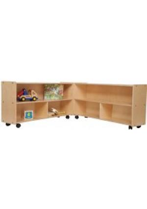 Mobile Folding Storage - Assembled-23¼"