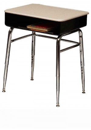 Book Box Desk- Hard Plastic Top