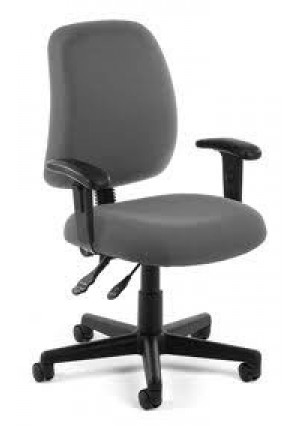 Fabric Task Swivel Chair W/ Armrest