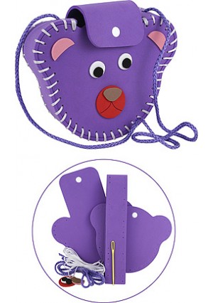 Foam Hand Bag – Teddy Bear, 6/pk
