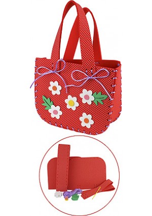 Foam Hand Bag – Polka-Dot-6/pk