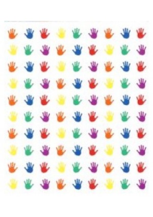 Chart Seals- Handprints Stickers