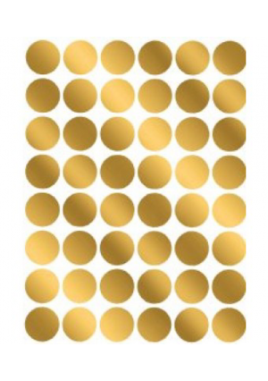 Gold Foil Dot Stickers – Decorative Craft Dots Collection