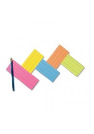 Ruled Flashcards 3" x 9"
