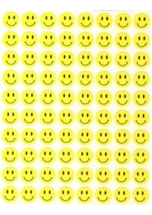 Yellow Smiley Stickers