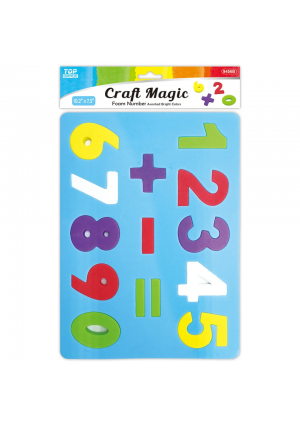  Colorful Foam Numbers Set