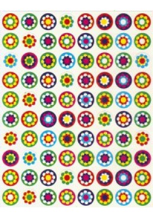 Flower Circle Stickers