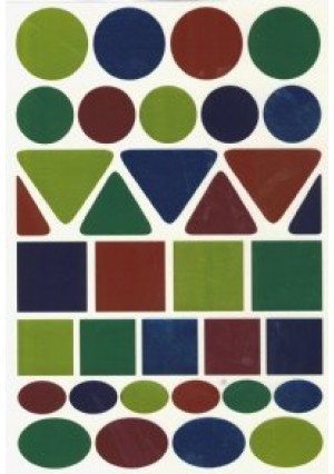 Metallic Geometric Stickers-Large
