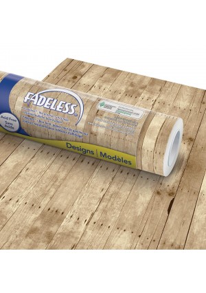Fadeless Bulletin Board Paper- Weathered Wood 48"x50'