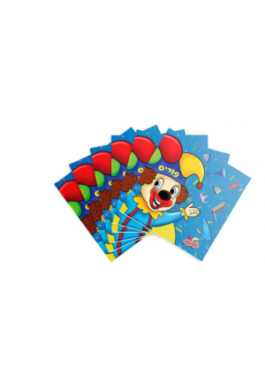 Clown Purim Napkins