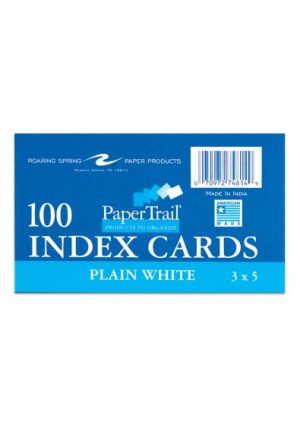 Index Cards Unruled 