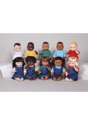 Multi Ethnic School Dolls