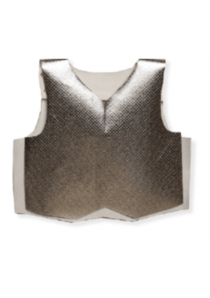 Silver Metallic Vest