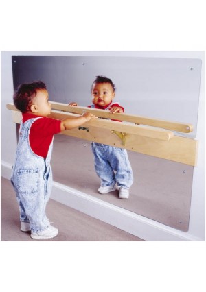 Infant Coordination Mirror with Rail