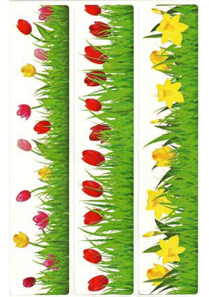 Flower Border Stickers
