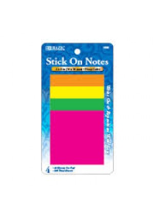 Neon Sticky Notes Assorted Colors