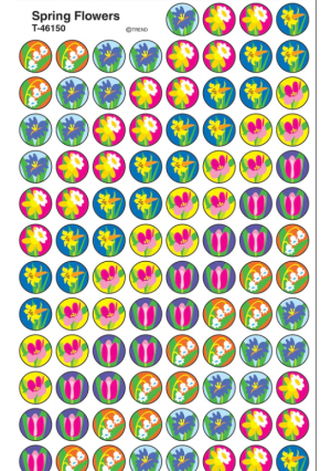 Spring Flower Stickers
