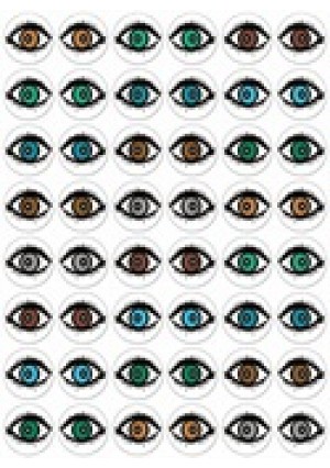 Colored Eyes Stickers
