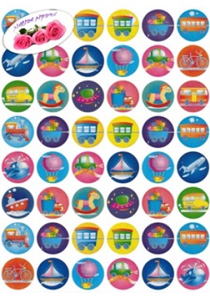 Transport Dot Stickers
