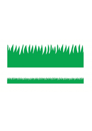 Green Grass Border, 3″x 36′, 12/Pk