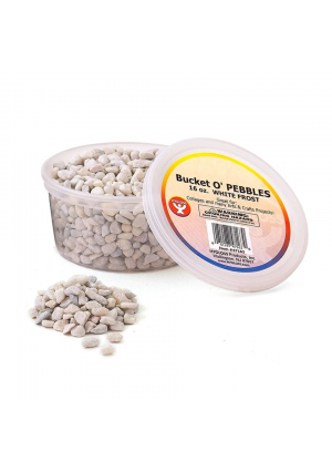 Pebbles, 1 Lb – White Frost