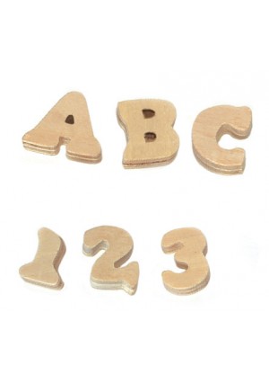  Wood Alphabet 